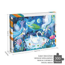 Lade das Bild in den Galerie-Viewer, Foto Puzzle Holz Spielzeug mit flachem Box - horizontale Version - selbst gestalten und bedrucken