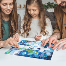 Lade das Bild in den Galerie-Viewer, Foto Puzzle Holz Spielzeug mit flachem Box - horizontale Version - selbst gestalten und bedrucken