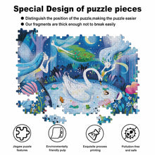 Lade das Bild in den Galerie-Viewer, Foto Puzzle Holz Spielzeug mit flachem Box - horizontale Version - selbst gestalten und bedrucken