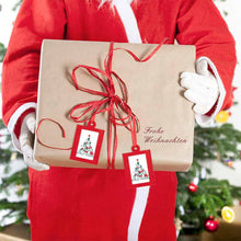 Lade das Bild in den Galerie-Viewer, Fotorahmen zum Aufhängen für Weihnachten Packung mit Fotos Muster Text Logo selbst gestalten und bedrucken