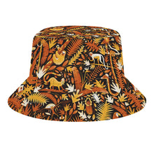 Lade das Bild in den Galerie-Viewer, Fünf-Bild-Druck Voll Druck Fischerhut Damen / Herren mit Fotos Muster Text Logo selbst gestalten und bedrucken