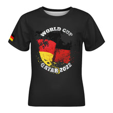 Lade das Bild in den Galerie-Viewer, Multi-Image-Druck Fußballtrikot TShirt Jersey ET 2022 Fußball WM Kids Volldruck für Kinder mit Fotos Muster Text Logo selbst gestalten und bedrucken