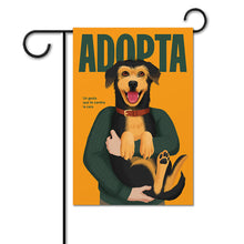 Lade das Bild in den Galerie-Viewer, Gartenflagge Polyester Baumwolle 32x47cm selbst gestalten und bedrucken