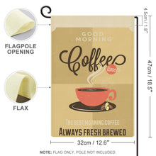 Lade das Bild in den Galerie-Viewer, Gartenflagge Flachs Lein 12.6"×18.5" selbst gestalten und bedrucken