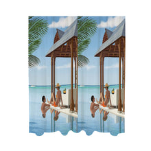 Lade das Bild in den Galerie-Viewer, Gazevorhang (Zwei Teile sind gleich) 140x198cm selbst gestalten und bedrucken