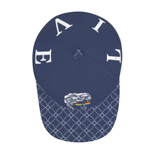 Lade das Bild in den Galerie-Viewer, Gebogene Gummi Snapback Cap Baseballkappe aus Polyester mit Voll-Druck selbst gestalten und bedrucken