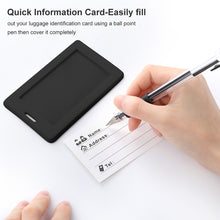 Lade das Bild in den Galerie-Viewer, Gepäckanhänger Kofferanhänger mit Foto Text selbst gestalten und bedrucken