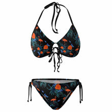 Lade das Bild in den Galerie-Viewer, Große Größen Einzelbilddruck Damen / Frauen Push-Up Triangle Bikinis Set Bademode BK2059 mit Fotos Muster Text Logo selbst gestalten und bedrucken