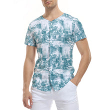 Lade das Bild in den Galerie-Viewer, Große Größen Einzelbilddruck Herren / Männer TSHIRT Baseball Kurzarmshirt Kurzarmhemd AJT mit Fotos Muster Text Logo selbst gestalten und bedrucken