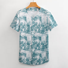 Lade das Bild in den Galerie-Viewer, Große Größen Einzelbilddruck Herren / Männer TSHIRT Baseball Kurzarmshirt Kurzarmhemd AJT mit Fotos Muster Text Logo selbst gestalten und bedrucken