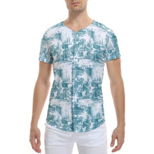 Lade das Bild in den Galerie-Viewer, Große Größen Einzelbilddruck Herren / Männer TSHIRT Baseball Kurzarmshirt Kurzarmhemd AJT mit Fotos Muster Text Logo selbst gestalten und bedrucken