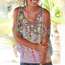 Lade das Bild in den Galerie-Viewer, Große Größen Einzelbilddruck OFF Shoulder TSHIRT T-Shirt Oversize AUT mit Fotos Muster Text Logo selbst gestalten und bedrucken