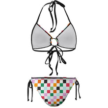 Lade das Bild in den Galerie-Viewer, Große Größen Multi-Image-Druck Damen / Frauen Triangle Push-Up Bikinis Set Bademode BK2059 mit Fotos Muster Text Logo selbst gestalten und bedrucken