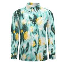 Lade das Bild in den Galerie-Viewer, Große Größen Multi-Image-Druck Voll Druck Herren / Männer Hemd Langarmhemd LS mit Fotos Muster Text Logo selbst gestalten und bedrucken