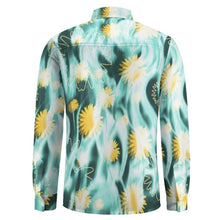 Lade das Bild in den Galerie-Viewer, Große Größen Multi-Image-Druck Voll Druck Herren / Männer Hemd Langarmhemd LS mit Fotos Muster Text Logo selbst gestalten und bedrucken
