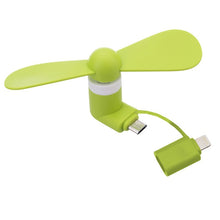 Lade das Bild in den Galerie-Viewer, Handventilator Bär Mini Handventilator, Handylüfter, Power Bank für Handy, Tragbarer USB Mini Lüfter für Büro, Urlaub und Reisen