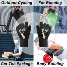 Lade das Bild in den Galerie-Viewer, Halbfingerhandschuhe / Fahrradhandschuhe / Halbfinger Handschuhe rutschfest für Radfahren mit Foto selbst gestalten und bedrucken