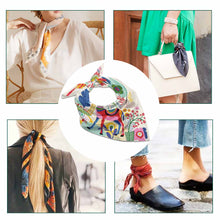 Lade das Bild in den Galerie-Viewer, Seidenschal Halsschal Halstuch Kopftuch mit Foto Text selbst gestalten und bedrucken