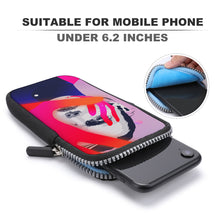 Lade das Bild in den Galerie-Viewer, Handytasche Schwarz-Stil selbst gestalten und bedrucken