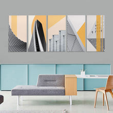 Lade das Bild in den Galerie-Viewer, Hängendes Bild - Fünf gemeinsame Multi-Bild-Design (Vertikal 2: 1) Leinwandbild selbst gestalten und bedrucken