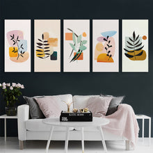 Lade das Bild in den Galerie-Viewer, Hängendes Bild - Fünf gemeinsame Multi-Bild-Design (Vertikal 2: 1) Leinwandbild selbst gestalten und bedrucken