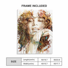 Lade das Bild in den Galerie-Viewer, Hängendes Bild aus Baumwolle und Leinen mit Bilderrahmen mit Foto selbst gestalten und bedrucken