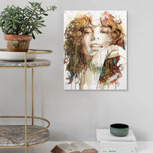 Lade das Bild in den Galerie-Viewer, Hängendes Bild aus Baumwolle und Leinen mit Bilderrahmen mit Foto selbst gestalten und bedrucken