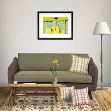 Lade das Bild in den Galerie-Viewer, Haus Holzrahmenmalerei Holz Bild 40×30cm 30x40cm selbst gestalten und bedrucken