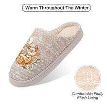 Lade das Bild in den Galerie-Viewer, One-Size Damen / Frauen zu Hause Hausschuhe Pantoffeln aus Baumwolle mit Foto selbst gestalten und bedrucken