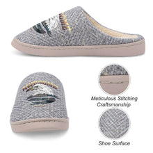 Lade das Bild in den Galerie-Viewer, Hausschuhe Pantoffeln aus Baumwolle für Herren zu Hause mit Foto selbst gestalten und bedrucken