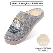 Lade das Bild in den Galerie-Viewer, Hausschuhe Pantoffeln aus Baumwolle für Herren zu Hause mit Foto selbst gestalten und bedrucken