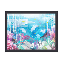 Lade das Bild in den Galerie-Viewer, Haus schwarze Holzrahmenmalerei Holzrahmen Bild Typ A selbst gestalten und bedrucken