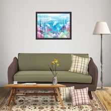 Lade das Bild in den Galerie-Viewer, Haus schwarze Holzrahmenmalerei Holzrahmen Bild Typ A selbst gestalten und bedrucken