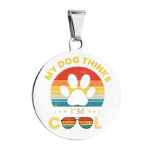 Lade das Bild in den Galerie-Viewer, Haustier Erkennungsmarke Adressanhänger Klein Anhänger Leicht Edelstahl Hunde Namen-Schild (Druck der Unterschiedlichen Bilder auf beiden Seiten) mit Fotos Muster Text Logo selbst gestalten und bedrucken