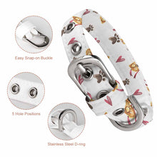 Lade das Bild in den Galerie-Viewer, Haustier Halsband für Hunde und Katzen Q025 mit Fotos Muster Text Logo selbst gestalten und bedrucken