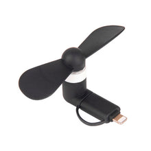 Lade das Bild in den Galerie-Viewer, Handventilator Bär Mini Handventilator, Handylüfter, Power Bank für Handy, Tragbarer USB Mini Lüfter für Büro, Urlaub und Reisen