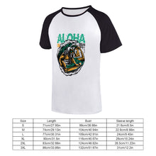 Lade das Bild in den Galerie-Viewer, Herren Ärmel Raglan T-Shirt kurz selbst gestalten und bedrucken
