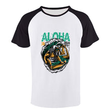 Lade das Bild in den Galerie-Viewer, Herren Ärmel Raglan T-Shirt kurz selbst gestalten und bedrucken