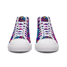 Lade das Bild in den Galerie-Viewer, Damen / Frauen Canvas High Top Schuhe selbst gestalten und bedrucken