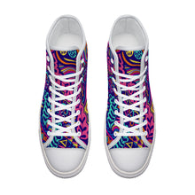 Lade das Bild in den Galerie-Viewer, Damen / Frauen Canvas High Top Schuhe selbst gestalten und bedrucken