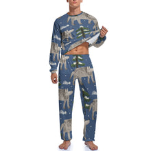 Lade das Bild in den Galerie-Viewer, Einzelbilddruck Herren Schlafanzug Pyjamas 2-tgl. Set mit Foto selbst gestalten und bedrucken