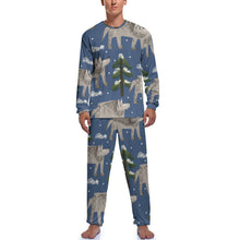 Lade das Bild in den Galerie-Viewer, Einzelbilddruck Herren Schlafanzug Pyjamas 2-tgl. Set mit Foto selbst gestalten und bedrucken