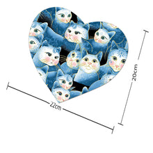 Lade das Bild in den Galerie-Viewer, Herzförmiges Mauspad mit Foto Text selbst gestalten und bedrucken