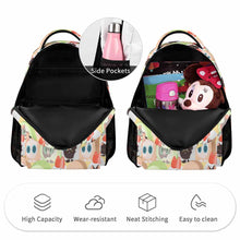 Lade das Bild in den Galerie-Viewer, Hochwertige Einzelbilddruck Kinderrucksack Schultasche für Jungen und Mädchen mit Fotos Muster Text Logo selbst gestalten und bedrucken