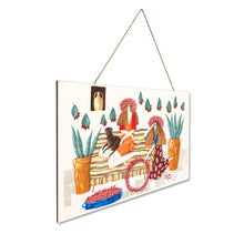 Lade das Bild in den Galerie-Viewer, Holzbrett Bilderrahmen Bild selbst gestalten und bedrucken