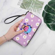 Lade das Bild in den Galerie-Viewer, Horizontale Version Lange Brieftasche Geldbeutel Geldbörse 20*10,5cm mit Druck unterschiedliche Bilder auf beiden Seiten selbst gestalten und bedrucken