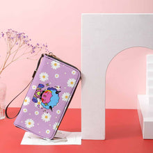 Lade das Bild in den Galerie-Viewer, Horizontale Version Lange Brieftasche Geldbeutel Geldbörse 20*10,5cm mit Druck unterschiedliche Bilder auf beiden Seiten selbst gestalten und bedrucken