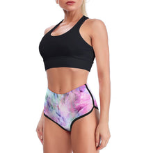 Lade das Bild in den Galerie-Viewer, Hot Sexy Yoga Short Hose Kurze Sporthose Damen / Frauen XG002 selbst gestalten und bedrucken