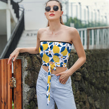 Lade das Bild in den Galerie-Viewer, Hübsches Bandeau Tube Top Y04 - Damen / Frauen - selbst gestalten und bedrucken