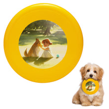 Lade das Bild in den Galerie-Viewer, Hundefrisbee Frisbee Wurfscheibe aus Naturkautschuk mit Foto selbst gestalten und bedrucken